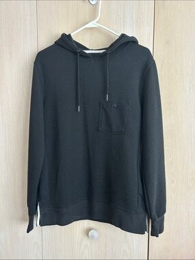 Sovereign Code Black Textured Hooded Pullover